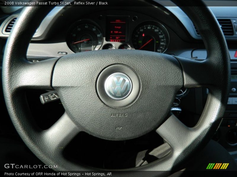 Reflex Silver / Black 2008 Volkswagen Passat Turbo Sedan
