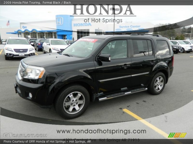 Formal Black / Black 2009 Honda Pilot Touring