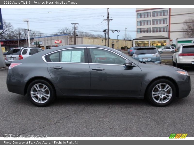 Polished Metal Metallic / Taupe 2010 Acura TL 3.5