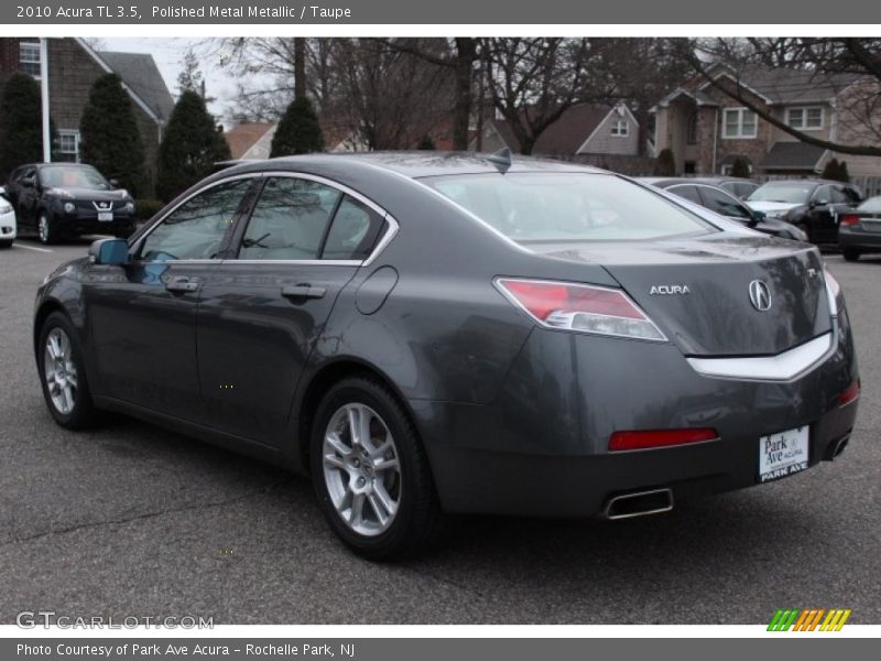 Polished Metal Metallic / Taupe 2010 Acura TL 3.5