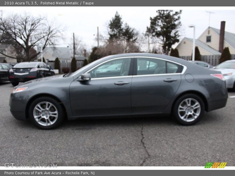 Polished Metal Metallic / Taupe 2010 Acura TL 3.5