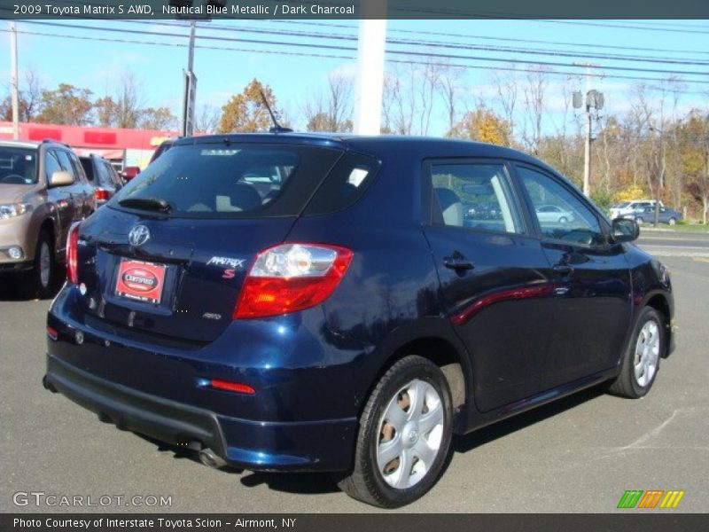Nautical Blue Metallic / Dark Charcoal 2009 Toyota Matrix S AWD
