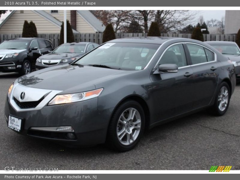Polished Metal Metallic / Taupe 2010 Acura TL 3.5