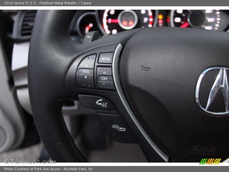 Polished Metal Metallic / Taupe 2010 Acura TL 3.5