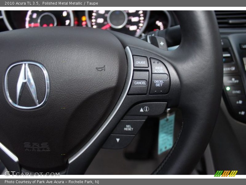 Polished Metal Metallic / Taupe 2010 Acura TL 3.5