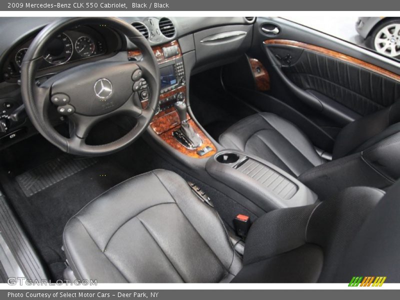 Black / Black 2009 Mercedes-Benz CLK 550 Cabriolet