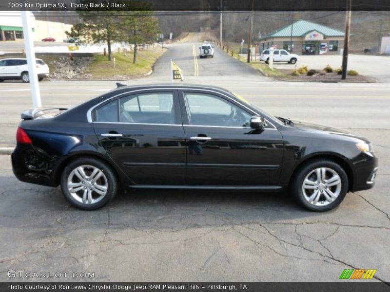 Ebony Black / Black 2009 Kia Optima SX