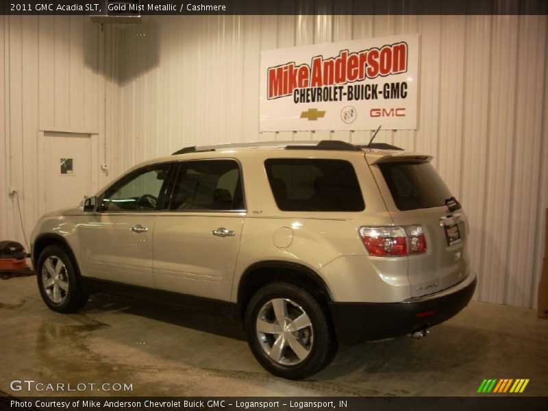 Gold Mist Metallic / Cashmere 2011 GMC Acadia SLT