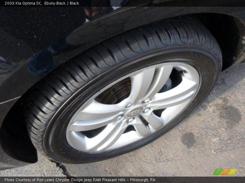 Ebony Black / Black 2009 Kia Optima SX