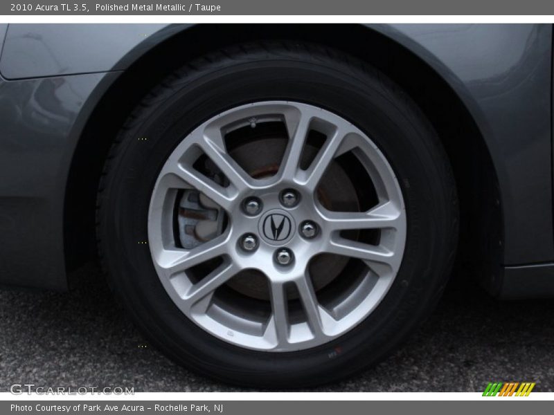 Polished Metal Metallic / Taupe 2010 Acura TL 3.5
