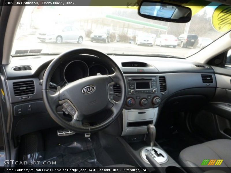 Ebony Black / Black 2009 Kia Optima SX