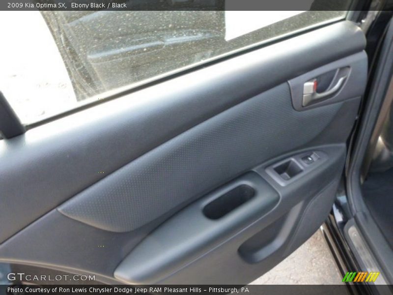 Ebony Black / Black 2009 Kia Optima SX