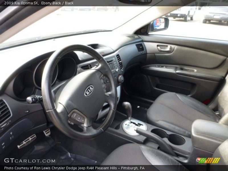 Ebony Black / Black 2009 Kia Optima SX