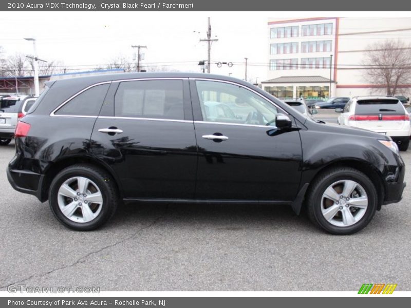 Crystal Black Pearl / Parchment 2010 Acura MDX Technology