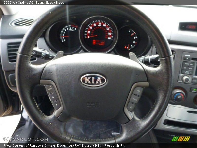 Ebony Black / Black 2009 Kia Optima SX