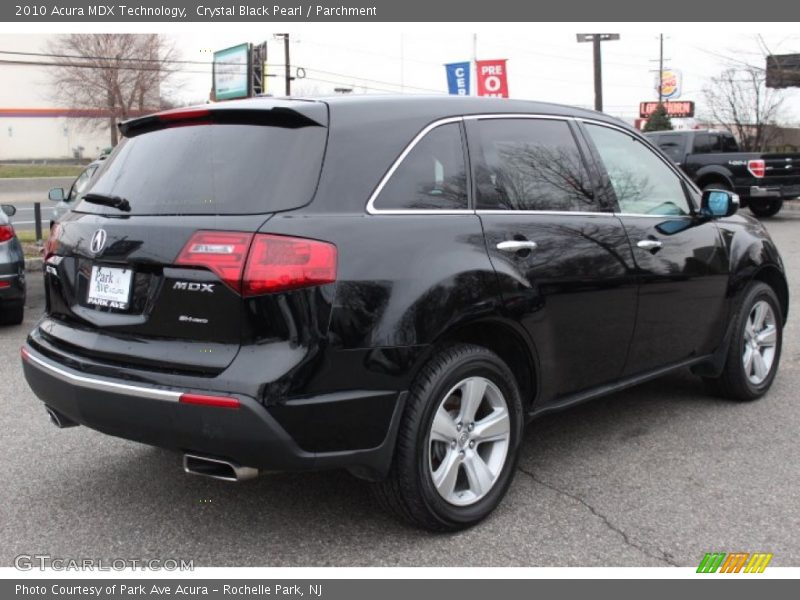 Crystal Black Pearl / Parchment 2010 Acura MDX Technology