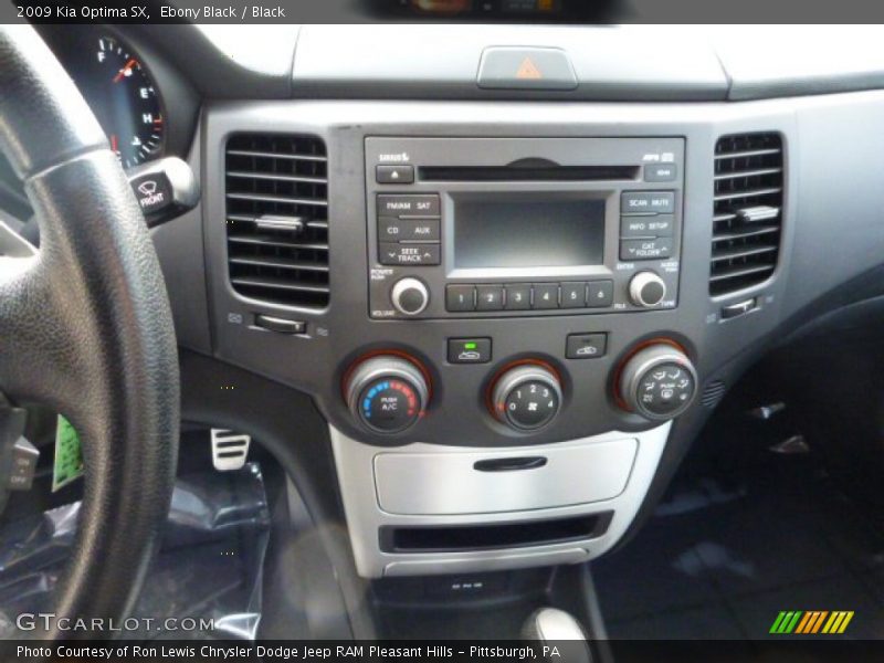 Ebony Black / Black 2009 Kia Optima SX