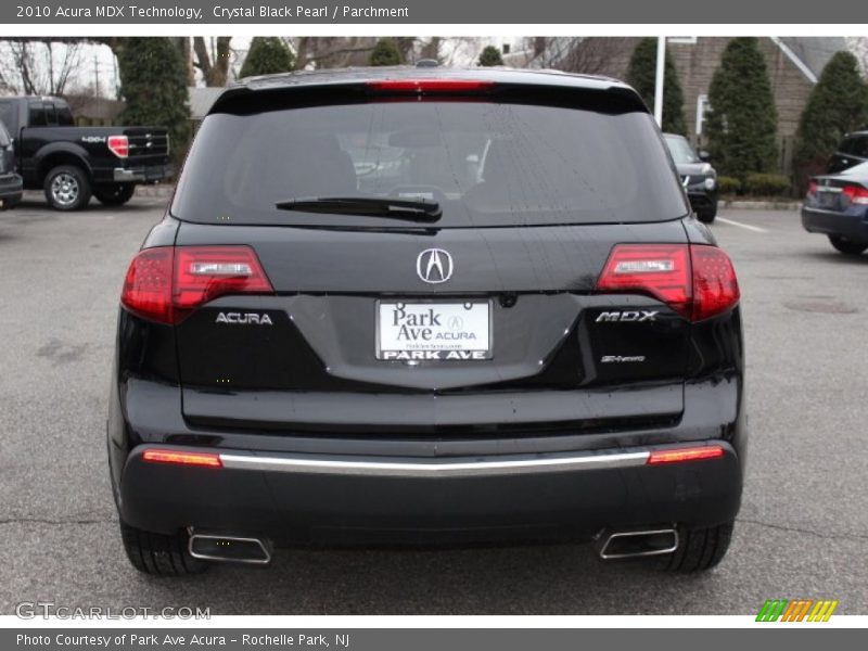 Crystal Black Pearl / Parchment 2010 Acura MDX Technology