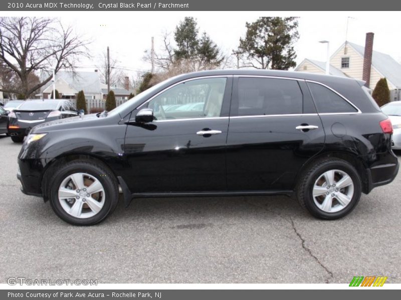Crystal Black Pearl / Parchment 2010 Acura MDX Technology