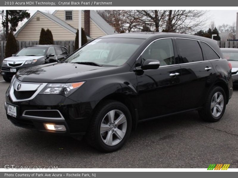Crystal Black Pearl / Parchment 2010 Acura MDX Technology