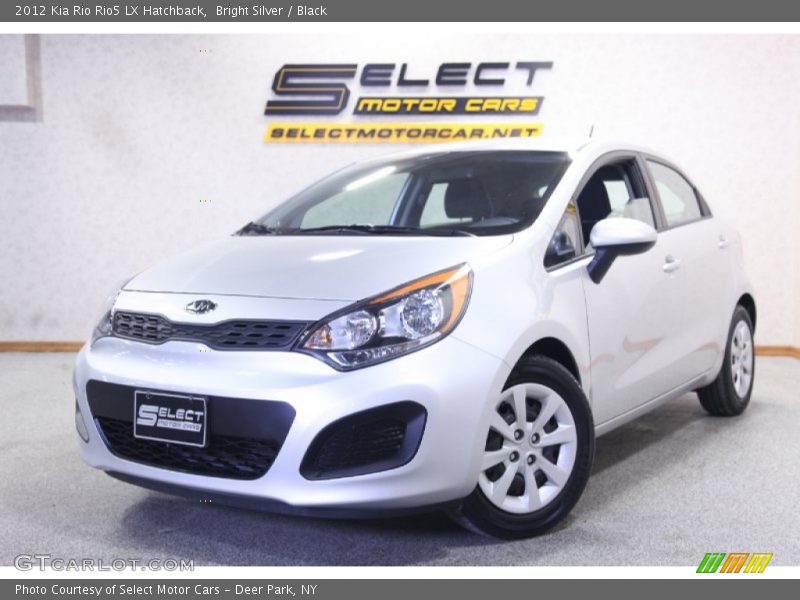 Bright Silver / Black 2012 Kia Rio Rio5 LX Hatchback
