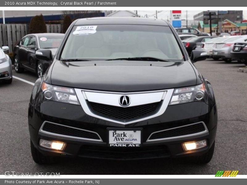 Crystal Black Pearl / Parchment 2010 Acura MDX Technology