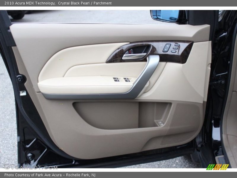 Crystal Black Pearl / Parchment 2010 Acura MDX Technology