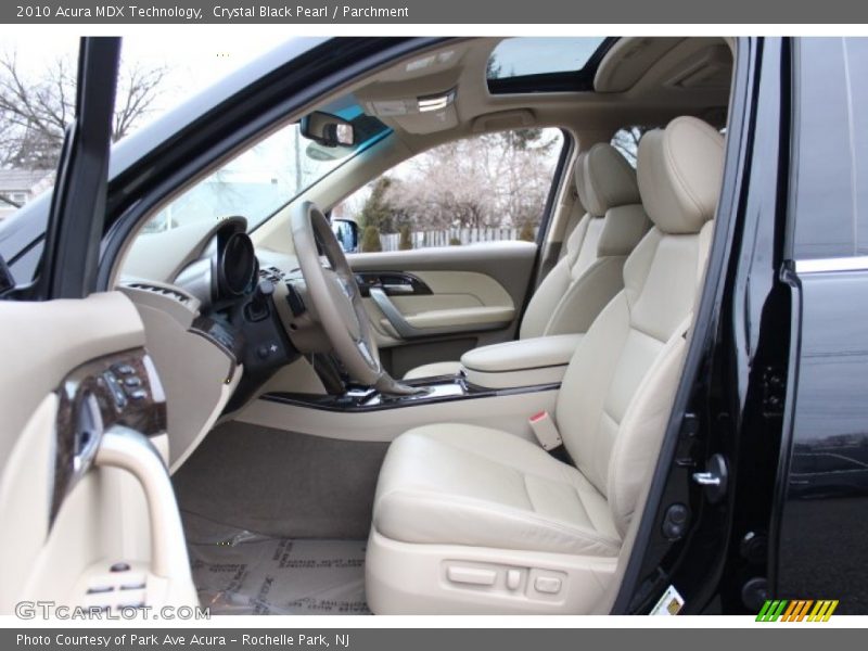 Crystal Black Pearl / Parchment 2010 Acura MDX Technology