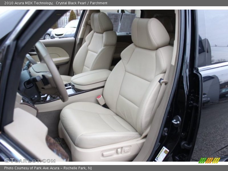 Crystal Black Pearl / Parchment 2010 Acura MDX Technology