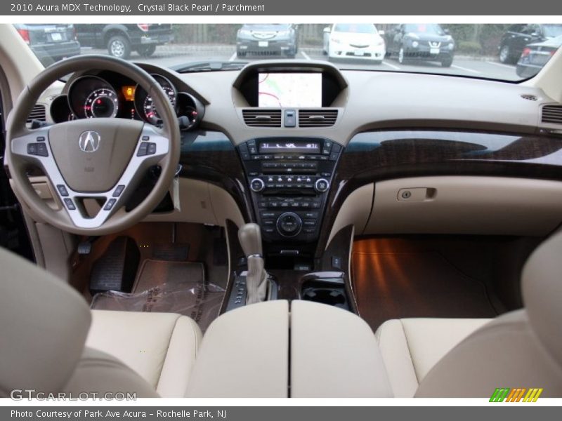 Crystal Black Pearl / Parchment 2010 Acura MDX Technology