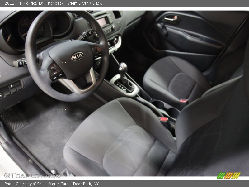 Bright Silver / Black 2012 Kia Rio Rio5 LX Hatchback