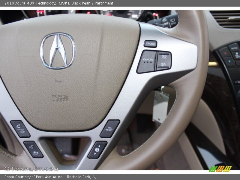 Crystal Black Pearl / Parchment 2010 Acura MDX Technology