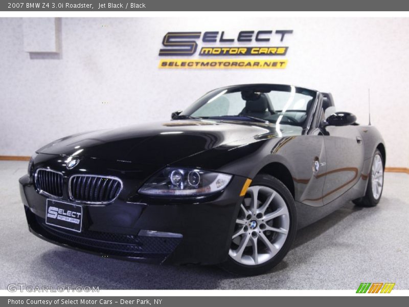 Jet Black / Black 2007 BMW Z4 3.0i Roadster