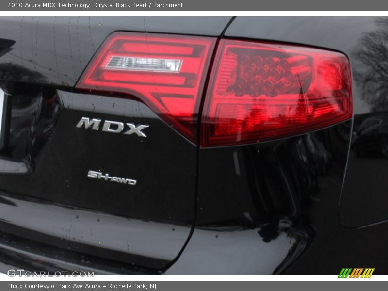 Crystal Black Pearl / Parchment 2010 Acura MDX Technology