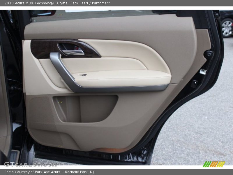 Crystal Black Pearl / Parchment 2010 Acura MDX Technology