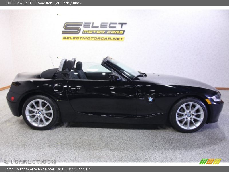 Jet Black / Black 2007 BMW Z4 3.0i Roadster