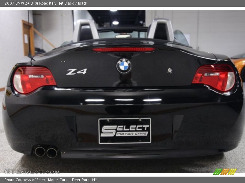 Jet Black / Black 2007 BMW Z4 3.0i Roadster