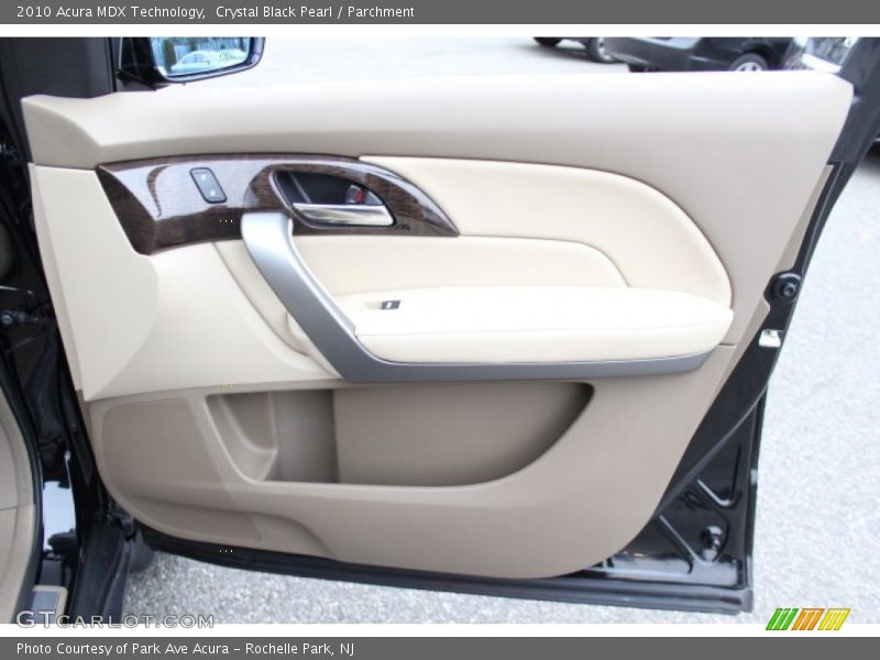Crystal Black Pearl / Parchment 2010 Acura MDX Technology
