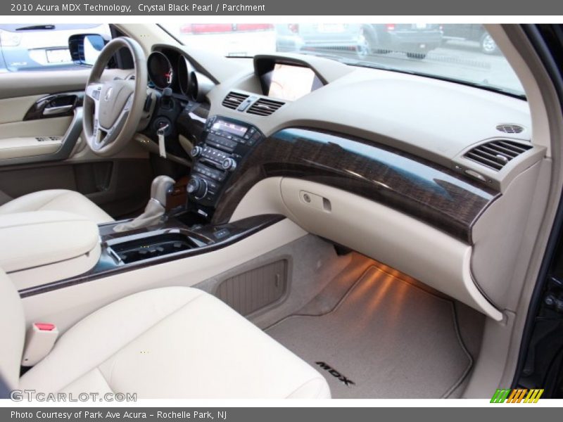Crystal Black Pearl / Parchment 2010 Acura MDX Technology