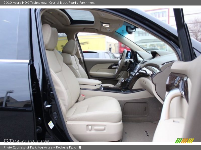 Crystal Black Pearl / Parchment 2010 Acura MDX Technology