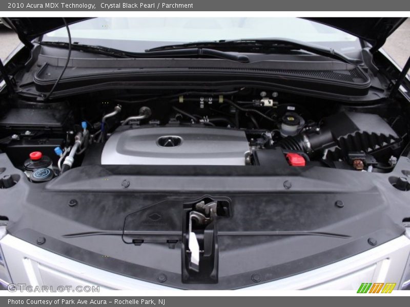 Crystal Black Pearl / Parchment 2010 Acura MDX Technology