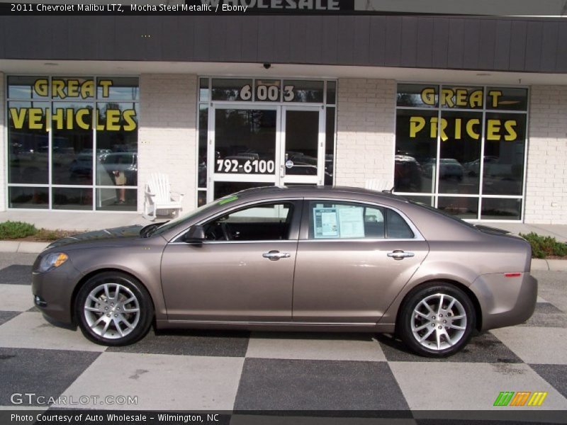 Mocha Steel Metallic / Ebony 2011 Chevrolet Malibu LTZ