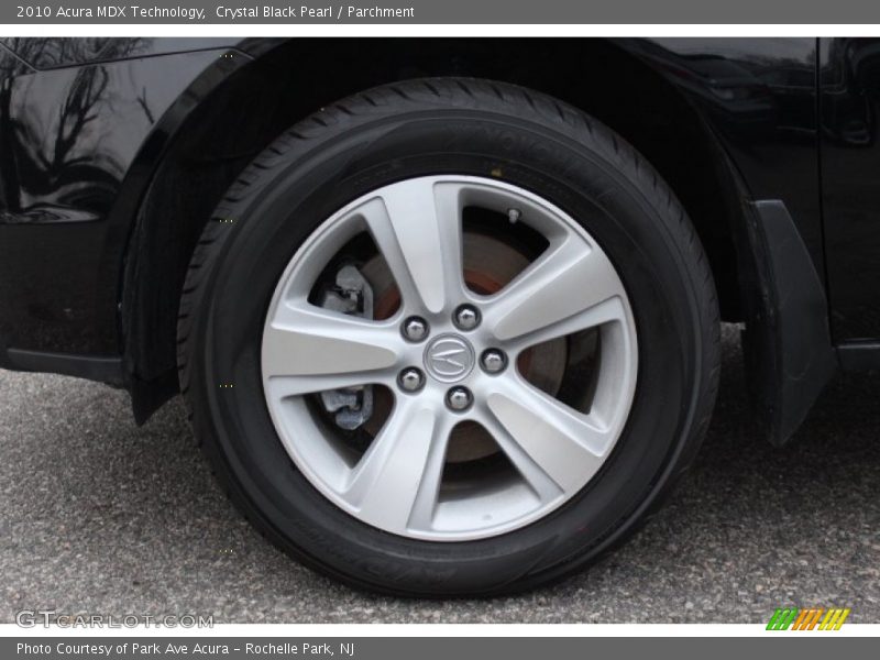 Crystal Black Pearl / Parchment 2010 Acura MDX Technology