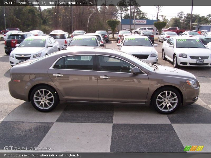 Mocha Steel Metallic / Ebony 2011 Chevrolet Malibu LTZ