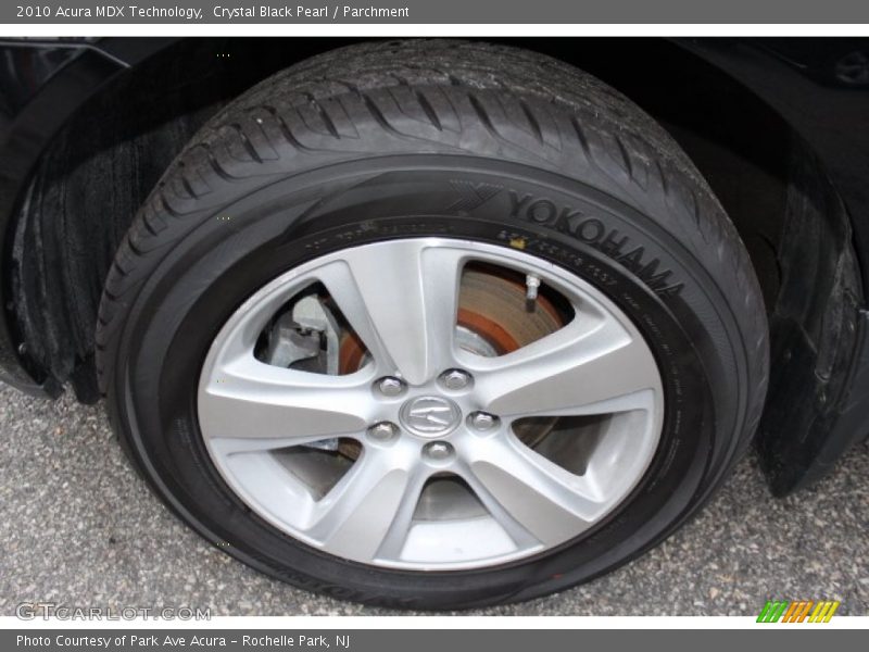 Crystal Black Pearl / Parchment 2010 Acura MDX Technology