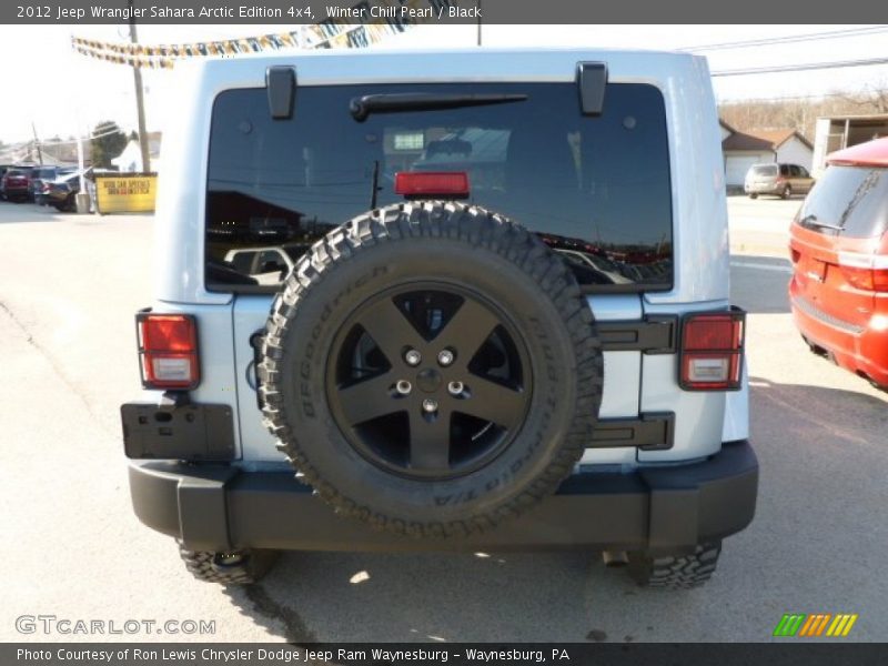 Winter Chill Pearl / Black 2012 Jeep Wrangler Sahara Arctic Edition 4x4