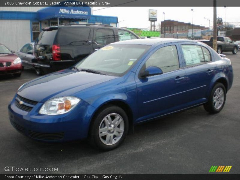 Arrival Blue Metallic / Gray 2005 Chevrolet Cobalt LS Sedan