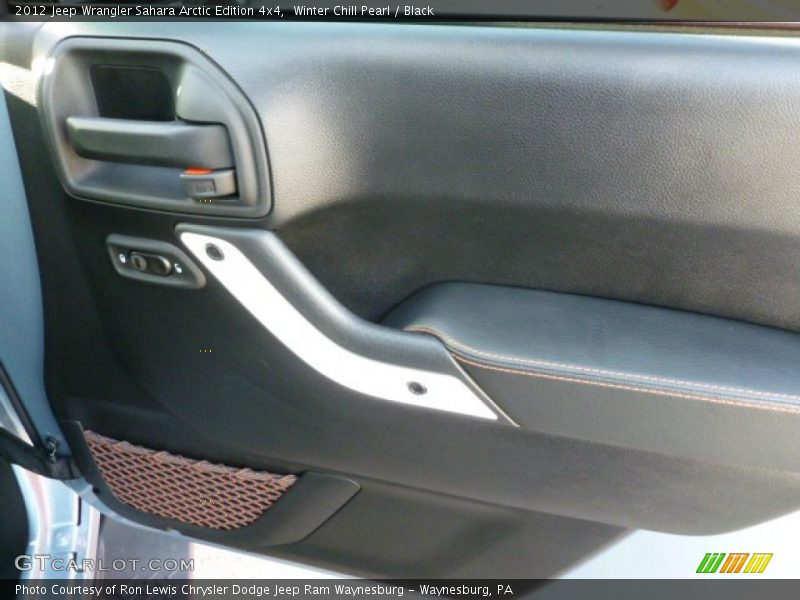 Winter Chill Pearl / Black 2012 Jeep Wrangler Sahara Arctic Edition 4x4