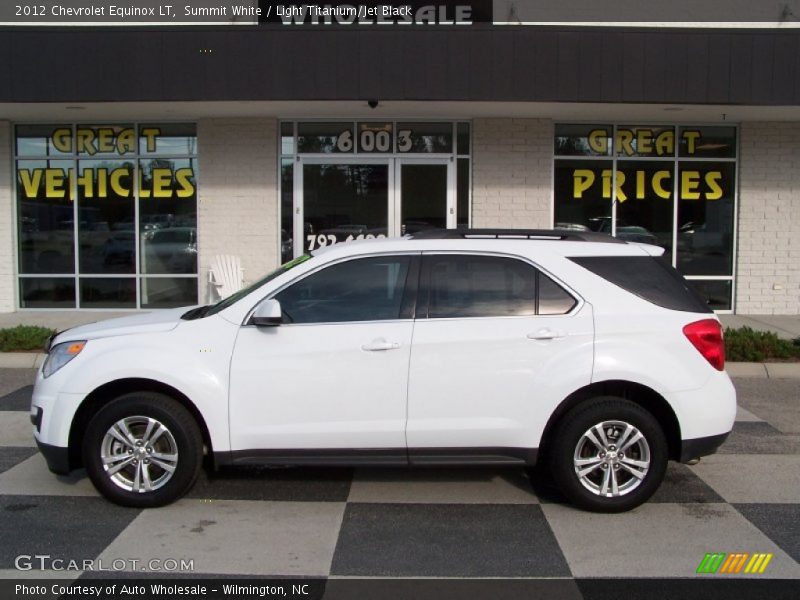 Summit White / Light Titanium/Jet Black 2012 Chevrolet Equinox LT