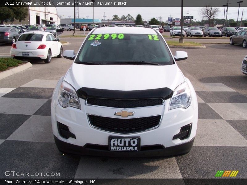 Summit White / Light Titanium/Jet Black 2012 Chevrolet Equinox LT